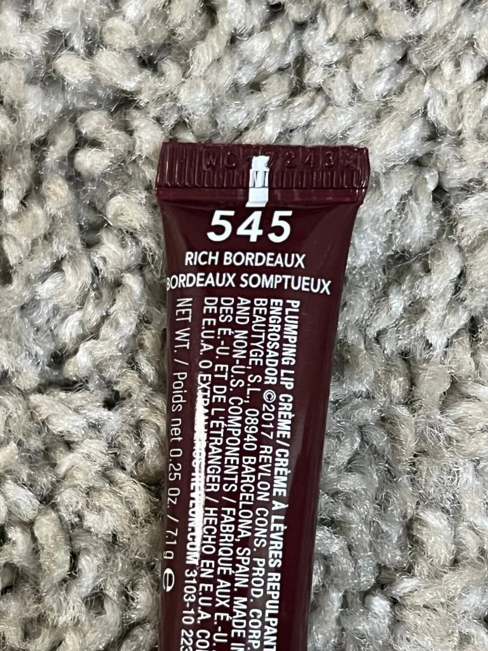 Revlon Kiss Plumping Lip Creme 545 Rich Bordeaux